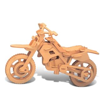 Интересный макет 3D-пазл в виде мотоцикла для лазерной резки дерево файл PDF