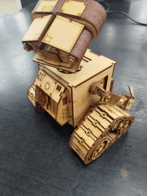 Макет 3D-пазл для лазерной резки по образу Уоллеса WALL-E — изображение 1