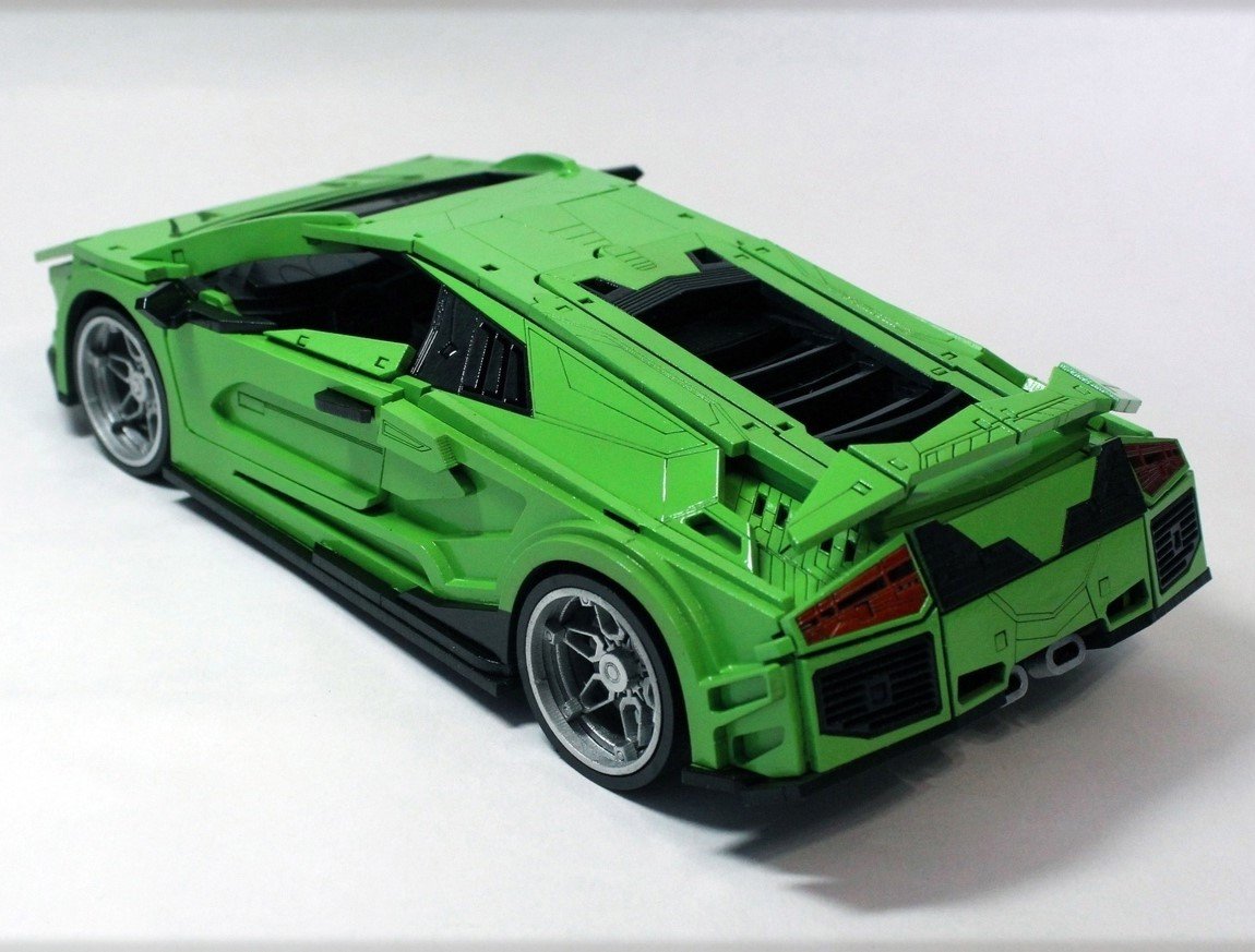 Макет 3D-пазл Lamborghini Murcielago для лазерной резки