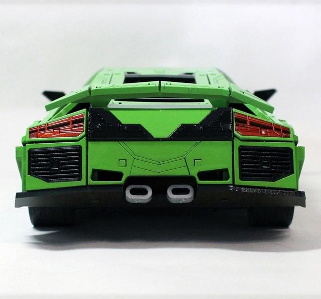 Макет 3D-пазл Lamborghini Murcielago для лазерной резки — изображение 4