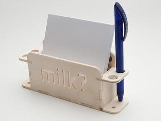 Интересный макет Zettelhalter макет для лазерной резки dxf файл