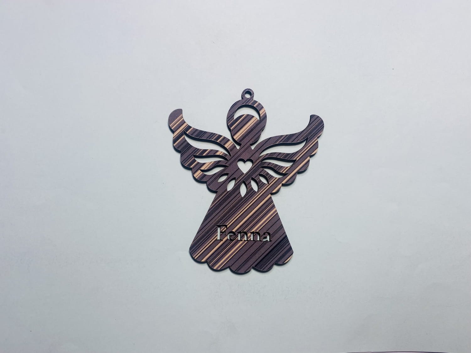 Макет personalised christmas ornament angel чертёж для ЧПУ
